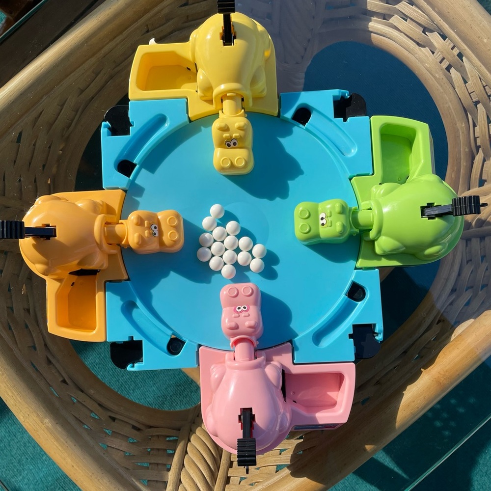 Hasbro Hungry hungry Hippos Game - like new